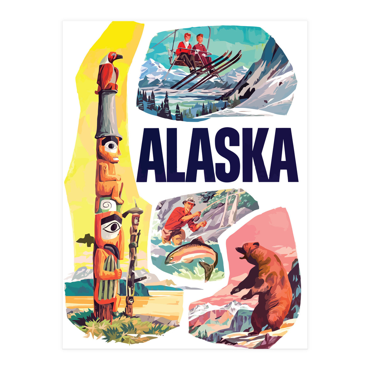 Alaska, Tourist Attractions (Print Only)