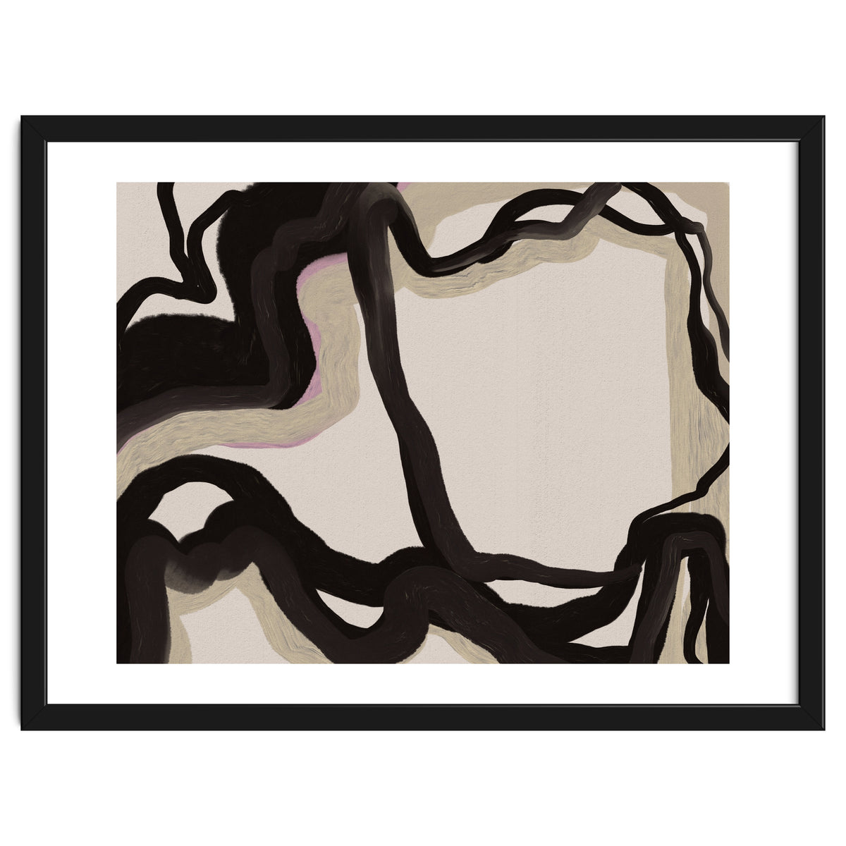 Time oil painting abstract