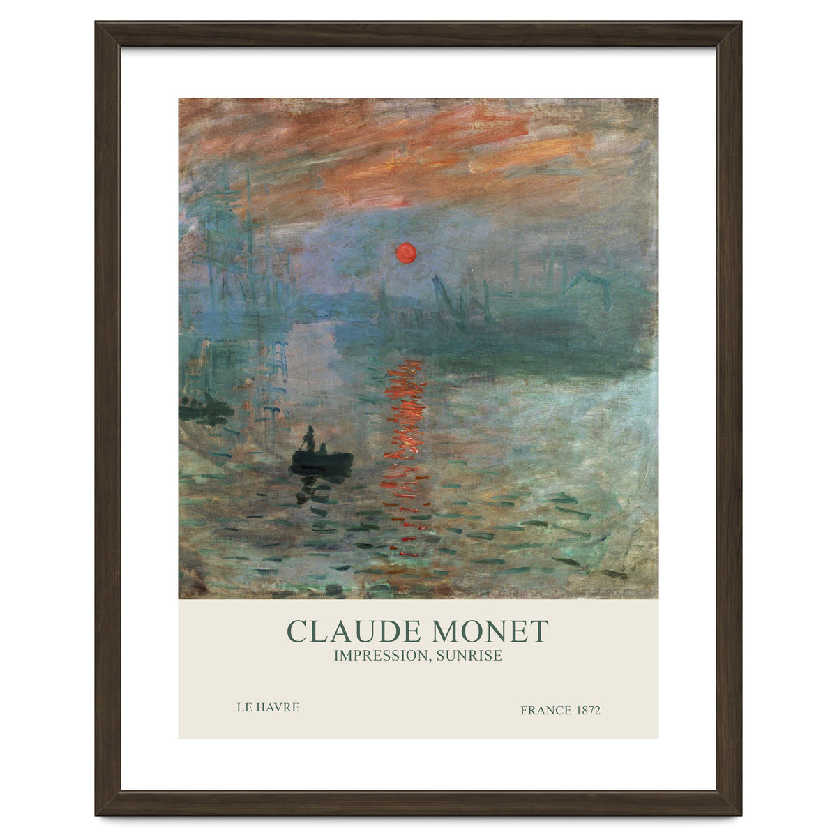 Claude Monet - Impression, Sunrise