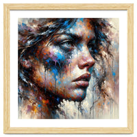 Intense Abstract Side Portrait