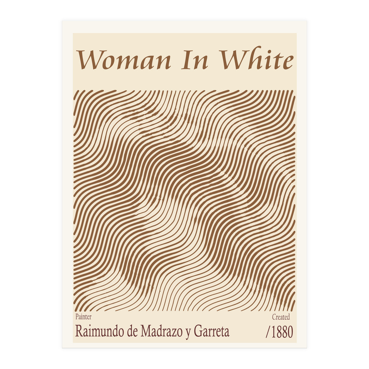 Woman In White – Raimundo De Madrazo Y Garreta (1880) (Print Only)
