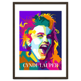 Cindy Lauper 80s Retro Singer Art WPAP thumbnail