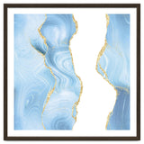 Blue & Gold Glitter Agate Texture 07 thumbnail