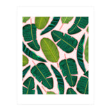 Banana Leaf Blush #society6 #decor #buyart (Print Only) thumbnail