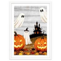 Spooky Halloween Ghost Pumpkin