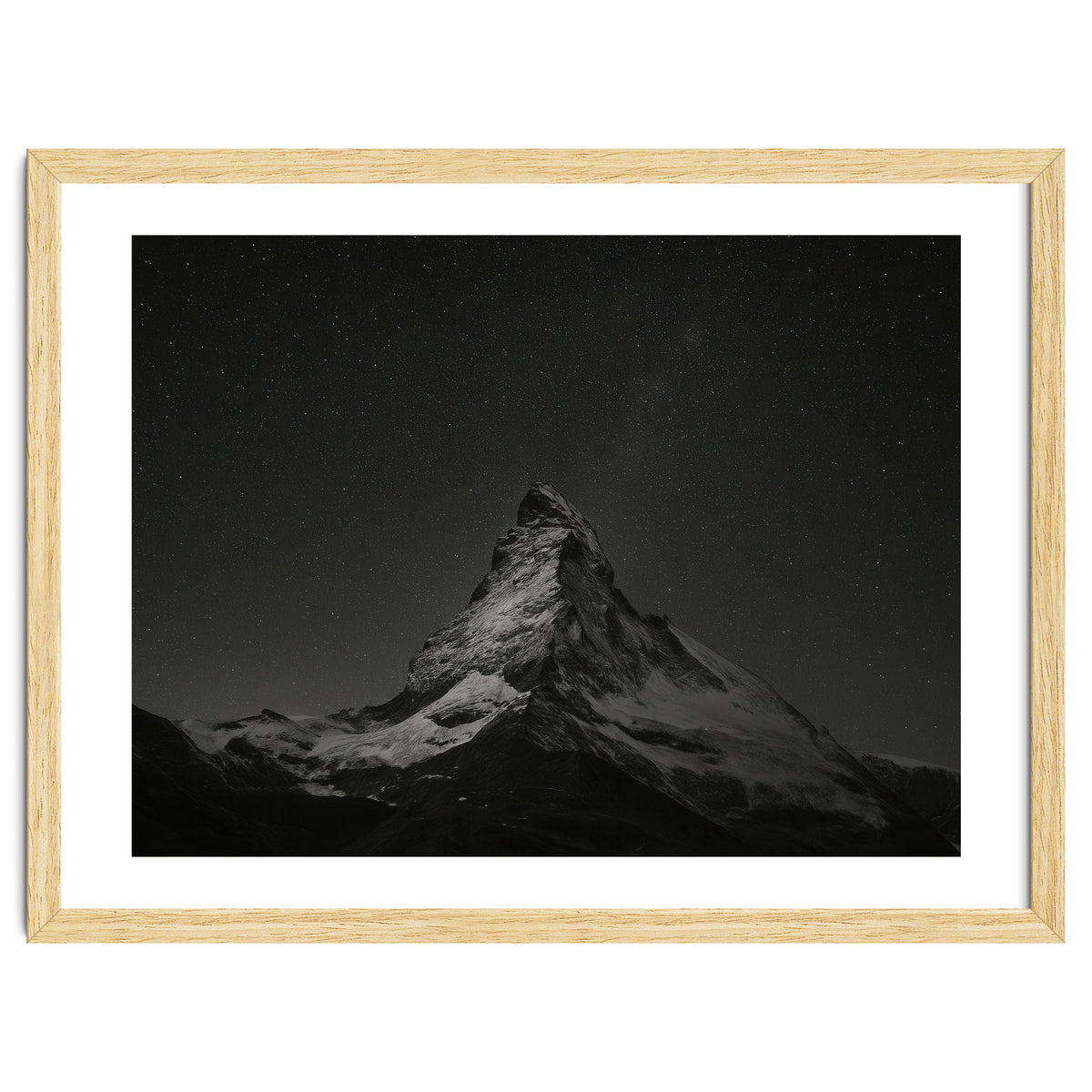Matterhorn Switzerland Starry Night Mountain Photography