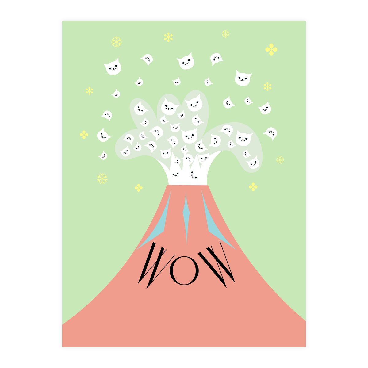 WOW - Cat Mountain (Print Only)