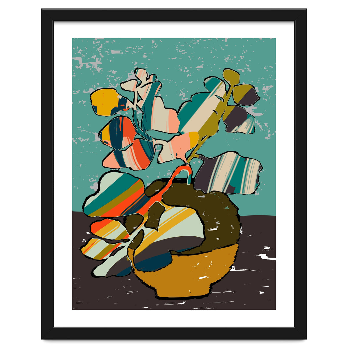 Colorful Eucalyptus Leaves