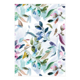 Watercolor Tranquility Leaves Mauve (Print Only) thumbnail