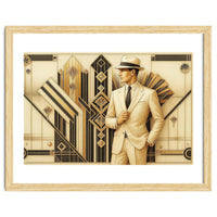 Gatsby Gentleman Art Deco Scene