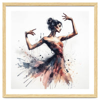 Watercolor Ballet Dancer #1