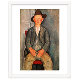 Amadeo Modigliani / 'The Young Farmer', 1918, Oil on canvas. thumbnail