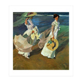 Joaquín Sorolla / 'Walk on the Beach', 1909, Oil on canvas, 205 x 200 cm. (Print Only) thumbnail
