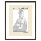 Lady With An Ermine – Leonardo Da Vinci Ascii Art thumbnail