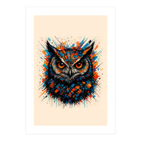 Owl Animal Watercolor (Print Only)