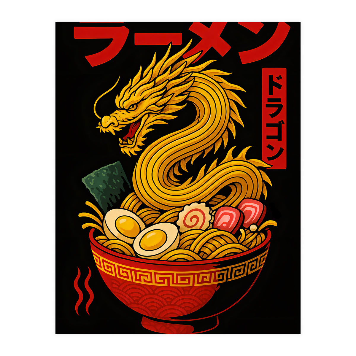 Ramen Dragon Japanese (Print Only)