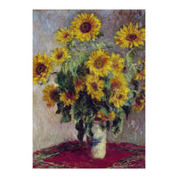 Bouquet of Sunflowers. (Print Only)