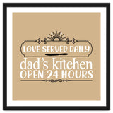 Love Served Daily Dad's Kitchen Open 24 Hours thumbnail