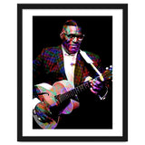 Howlin Wolf American Blues Guitarist Colorful thumbnail