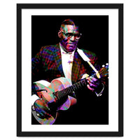 Howlin Wolf American Blues Guitarist Colorful