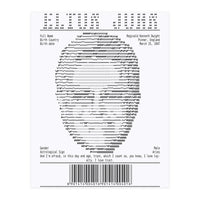 Receipt Art Elton John (Print Only)