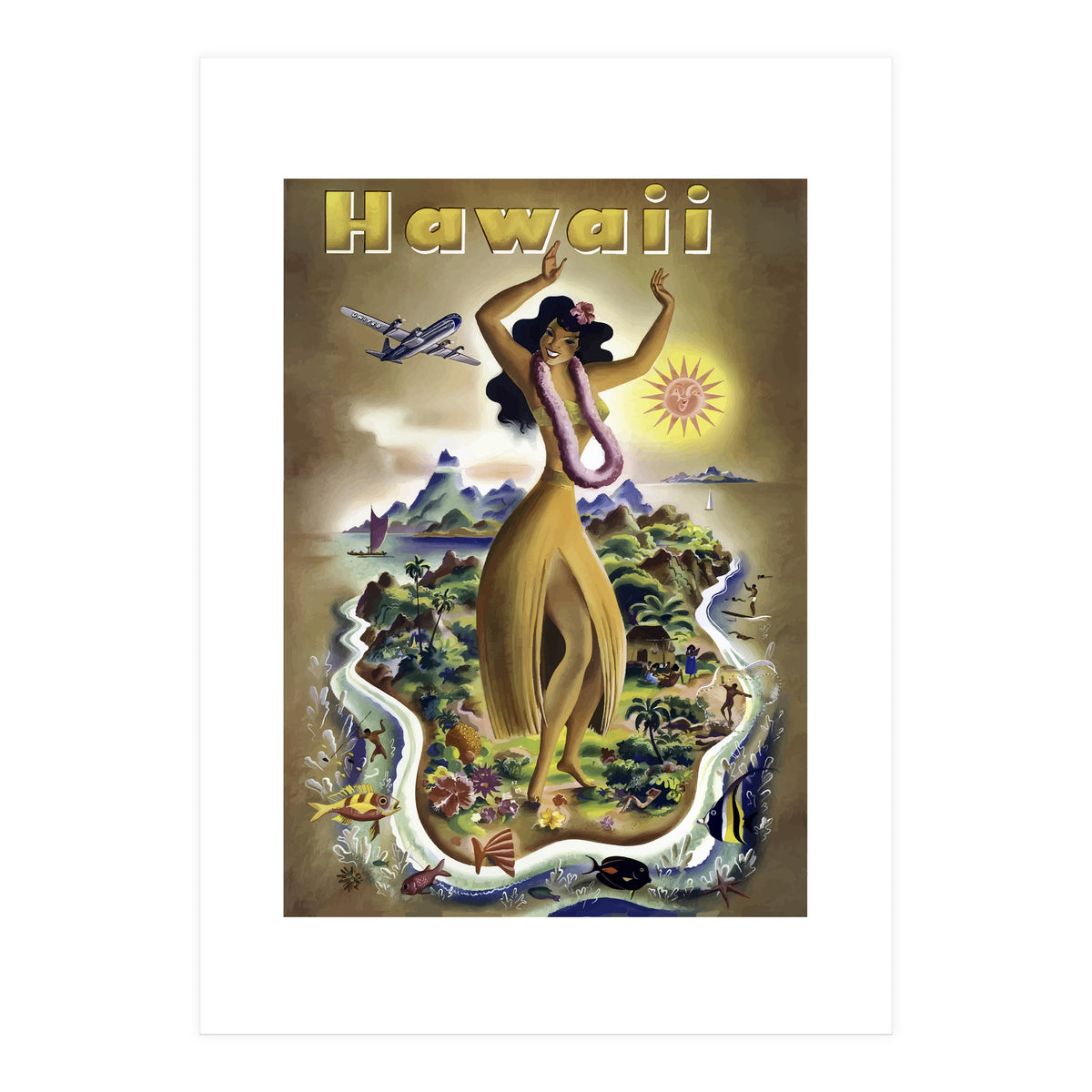 Hawaii Island (Print Only)