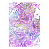 Pink Banana Leaves | Tropical Botanical Jungle | Ultraviolet Purple Nature Plants | Eclectic Forest (Print Only) thumbnail