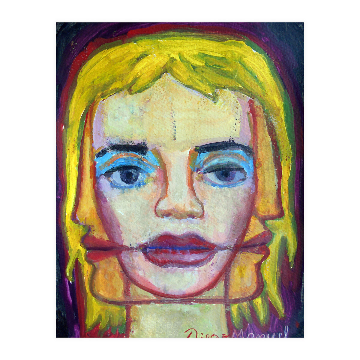 Cabeza De Mujer 17 (Print Only)