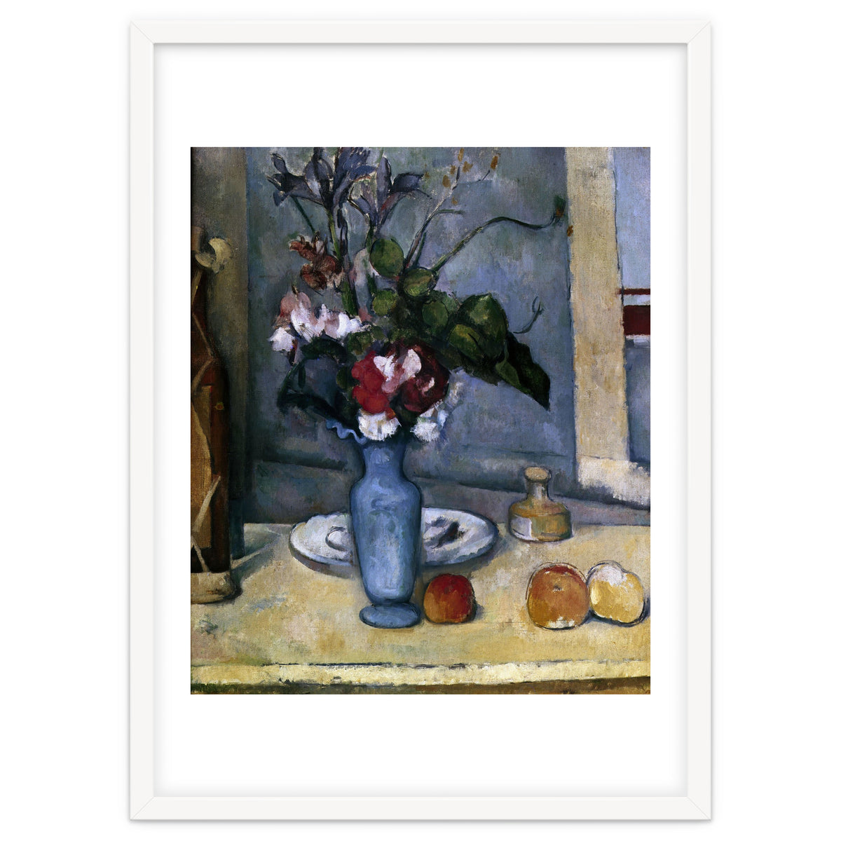 The Blue Vase - 1885/87 - 62x51 cm - oil on canvas - French Post-Impressionism.