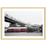 Abandoned Bus under the rail bridge thumbnail