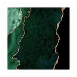 Emerald & Gold Agate Texture 04 (Print Only) thumbnail