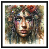 Wild Bloom Druid Woman Portrait thumbnail