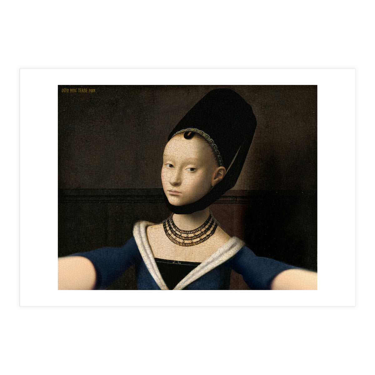 Petrus Christus  - Young Woman - Selfie (Print Only)