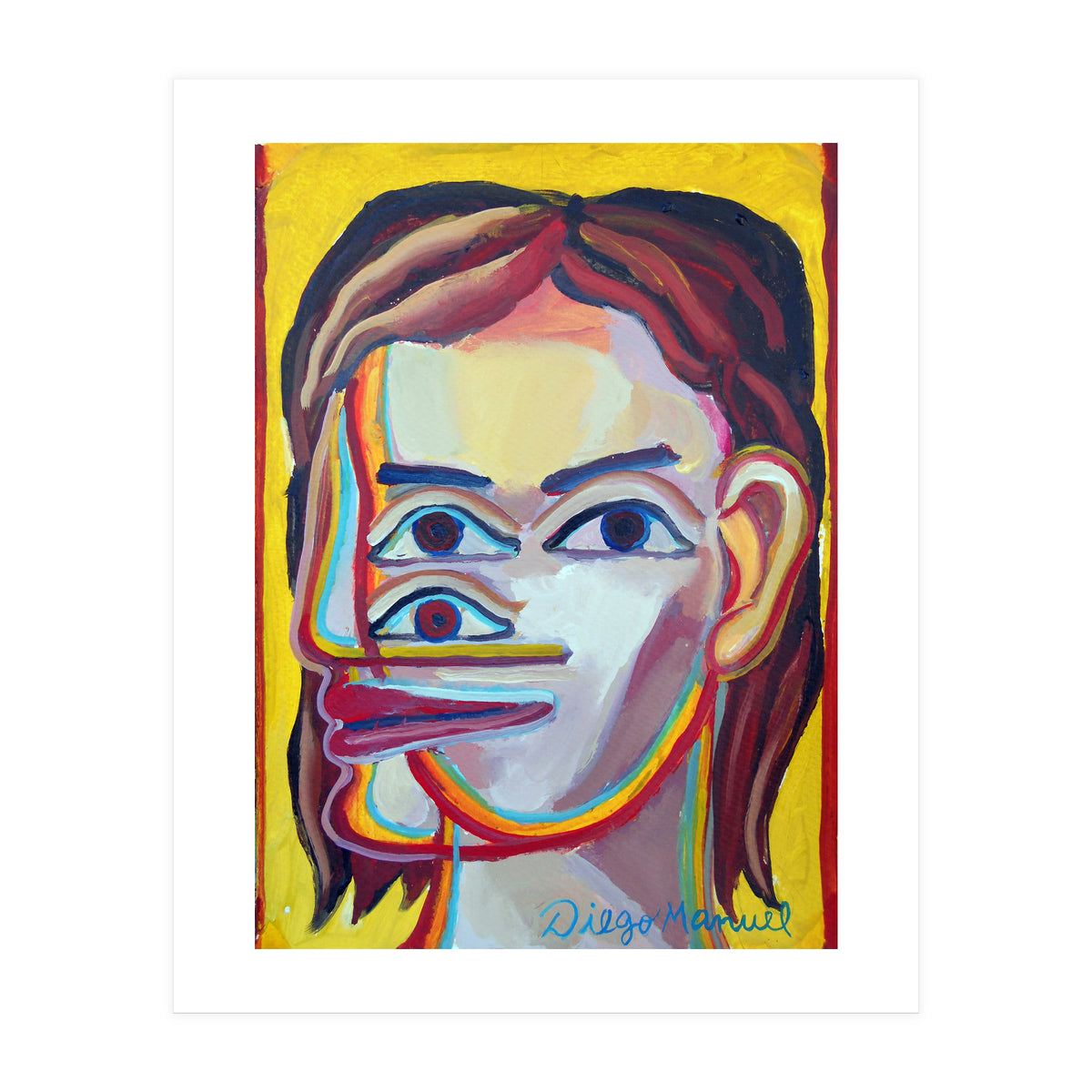 Cabeza De Mujer 26 (Print Only)