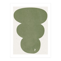 GREEN WATERCOLOR SHAPES NO.4 (Print Only)
