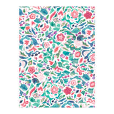 Primitive Flowers Green Coral (Print Only) thumbnail