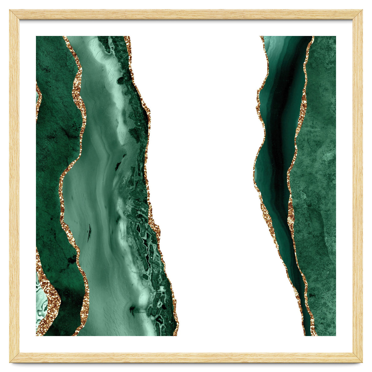 Emerald & Gold Agate Texture 14