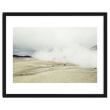 Tourists hidden in the hot spring steam -  Iceland thumbnail