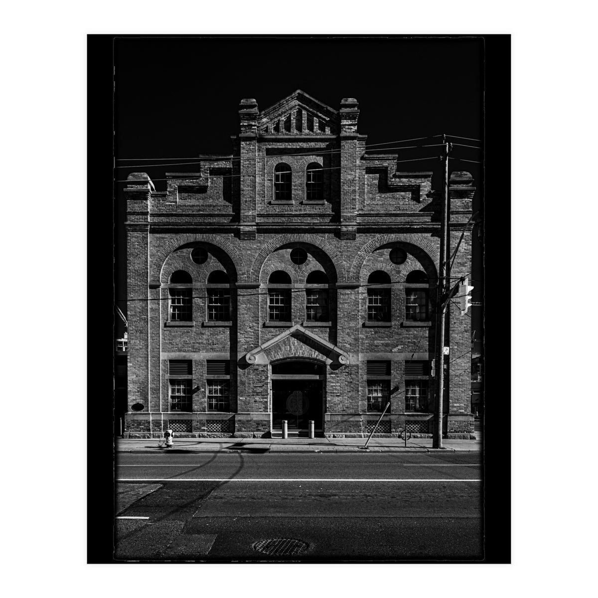 Water Gas Purification House No 8 with Border (Print Only)