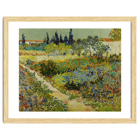 Vincent van Gogh – Garden at Arles | Vibrant Post-Impressionist Wall Art