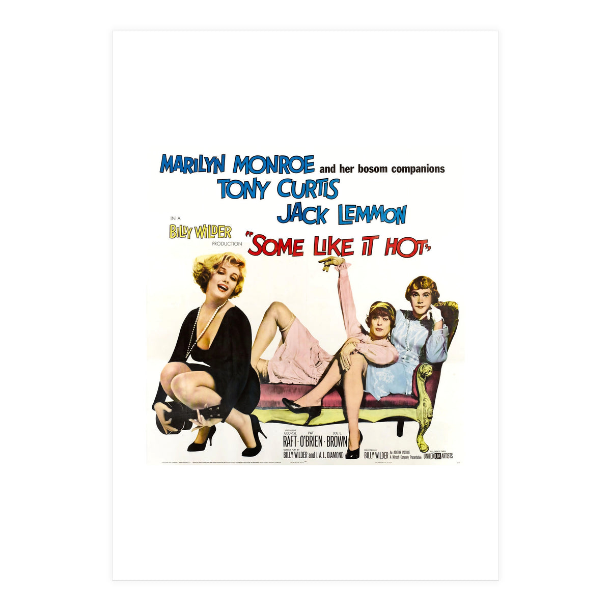 SOME LIKE IT HOT (1959), directed by BILLY WILDER. (Print Only)