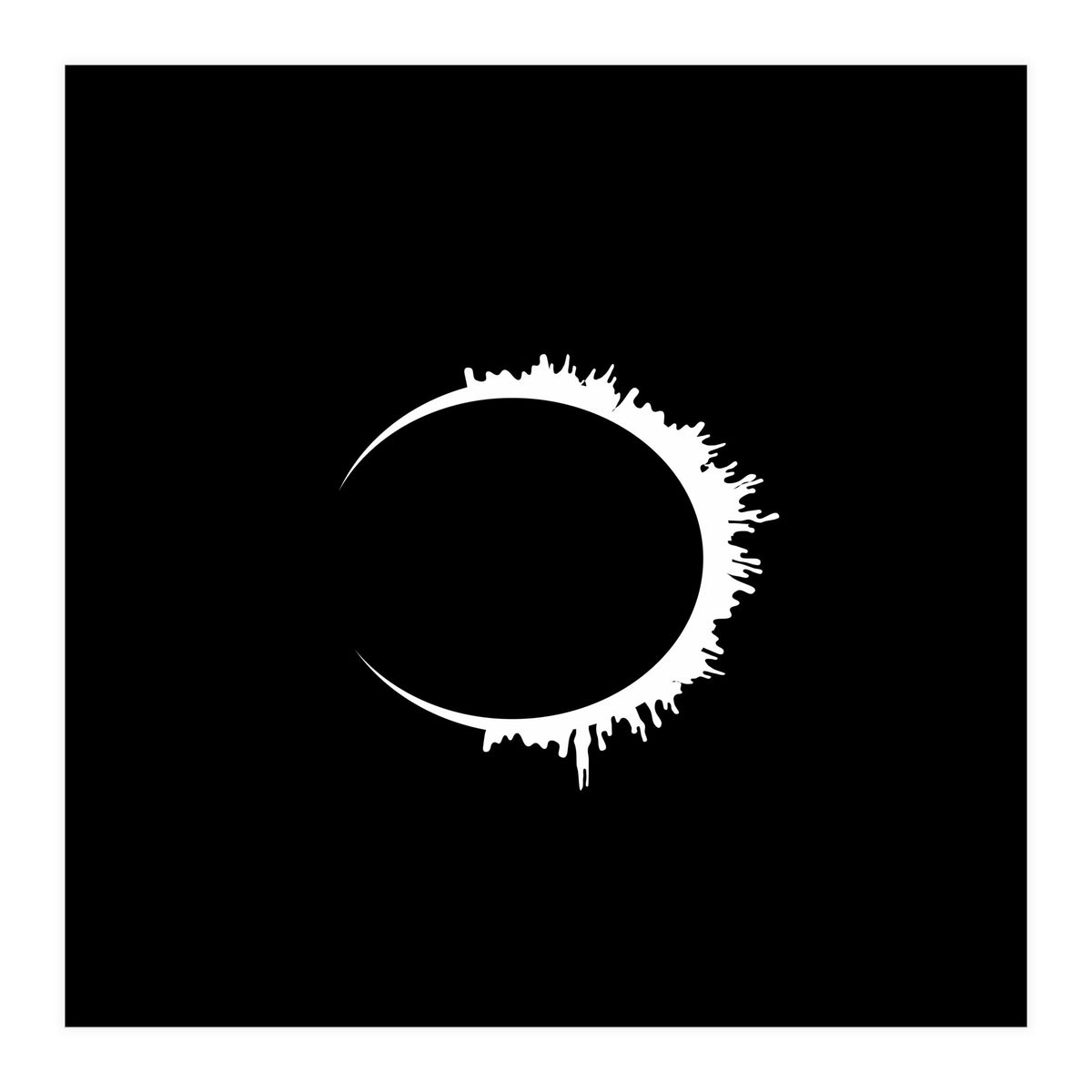 Solar lunar eclipse (Print Only)