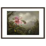 Martin Johnson Heade (Lumberville, 1819-St. Augustine, 1904). Orchid and Hummingbird near a Water... thumbnail