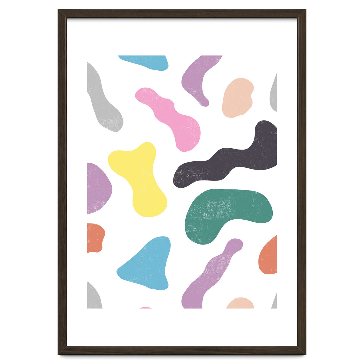 Abstract Organic Memphis Shapes