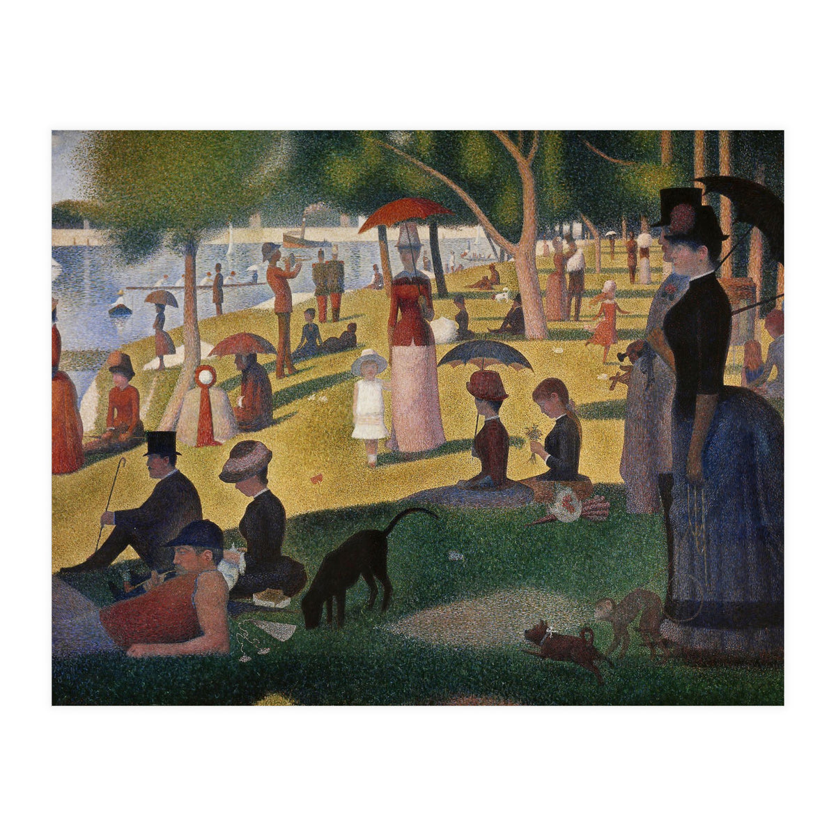 Georges Seurat / 'A Sunday Afternoon on the Island of La Grande Jatte', 1884-1886. (Print Only)