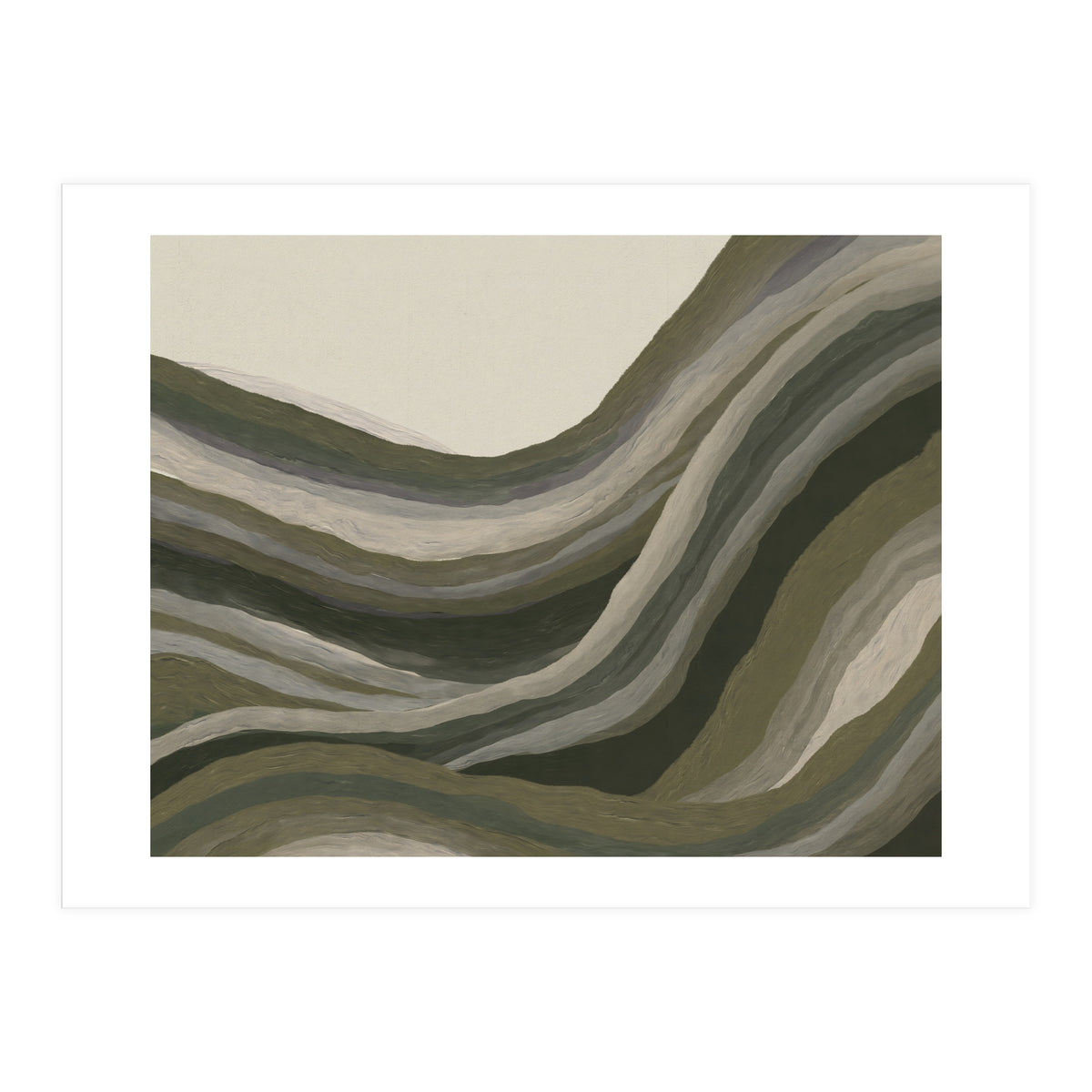 Moody Abstract Hills (Print Only)