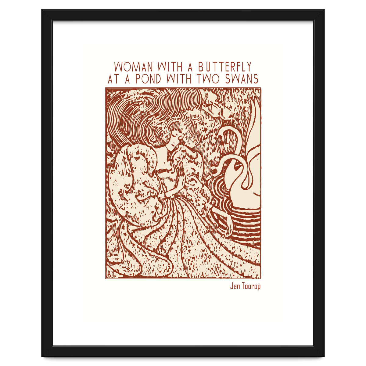 Woman With A Butterfly