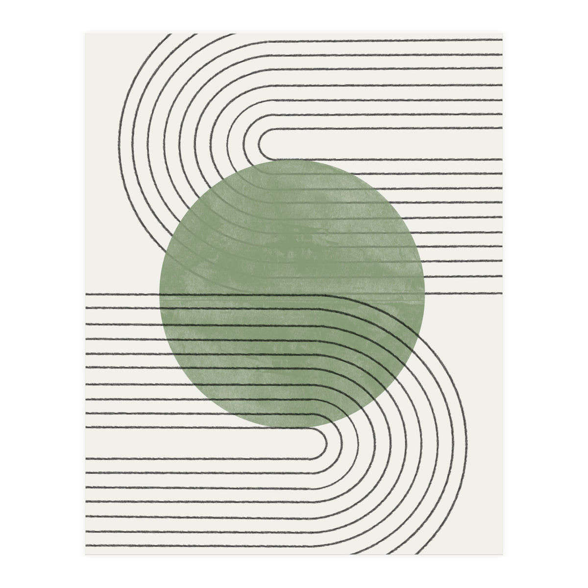 GREEN MOON  (Print Only)
