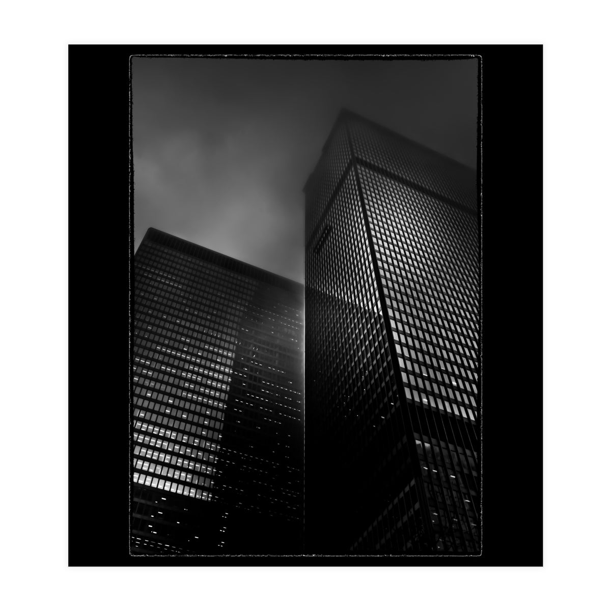 Downtown Fogfest No 17 with Border (Print Only)