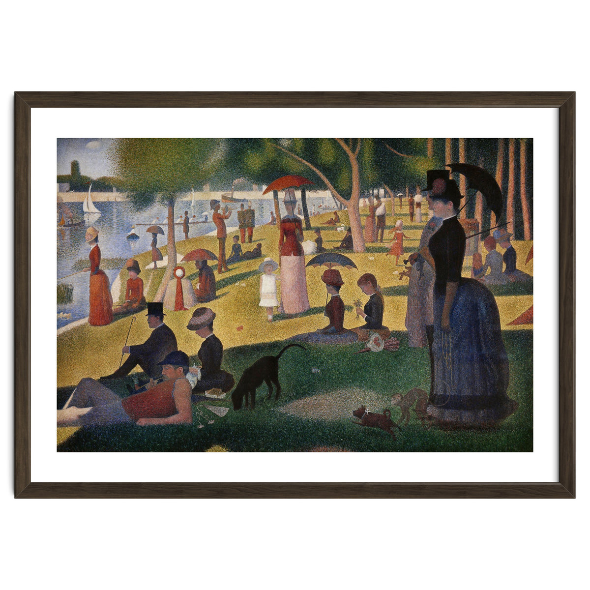 Georges Seurat / 'A Sunday Afternoon on the Island of La Grande Jatte', 1884-1886.